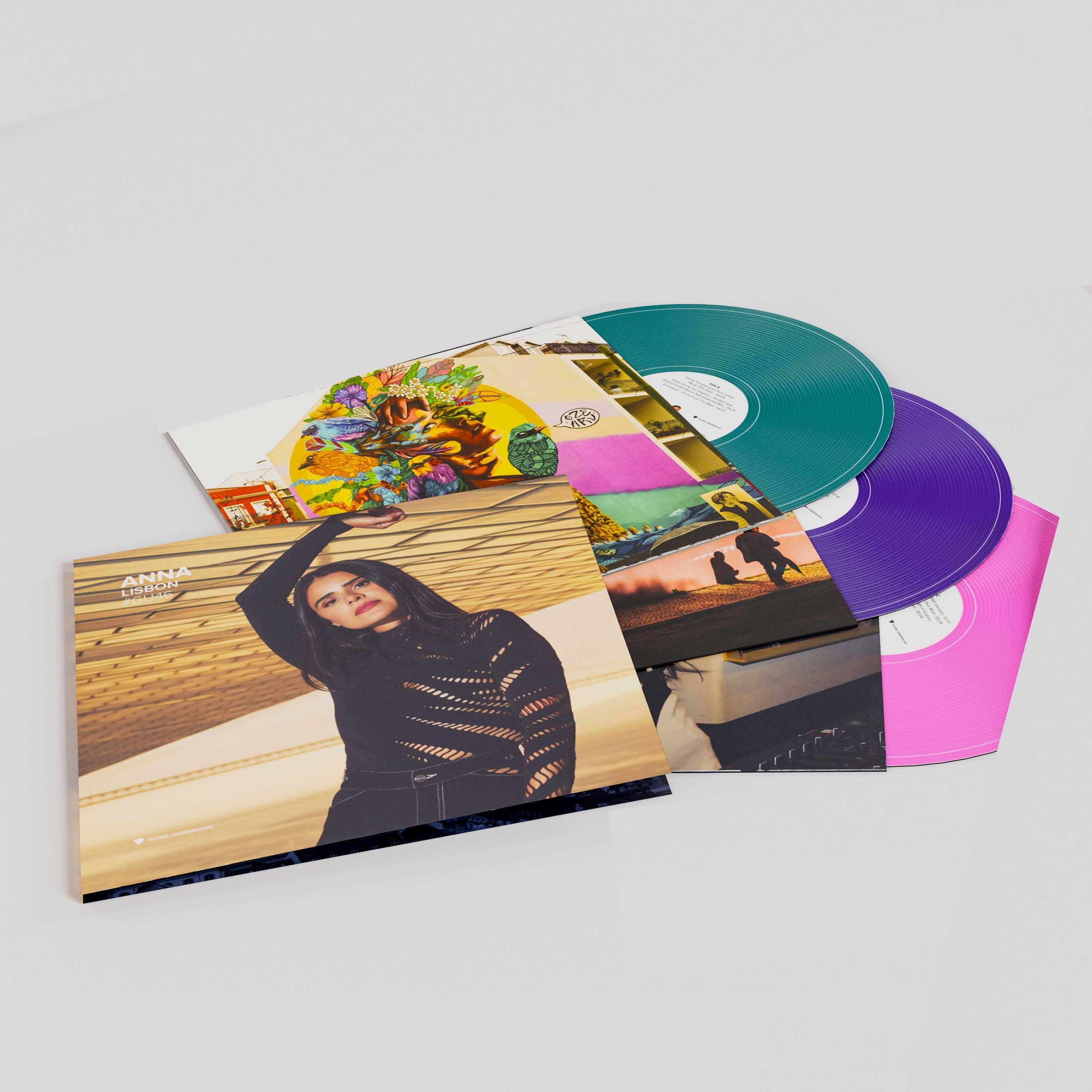 Global Underground #46: ANNA - Lisbon (Green, Purple, Pink Edition) - ANNA [Colour Vinyl]