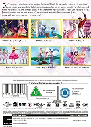 Barbie Dancing Princess Collection [DVD] - Image 3