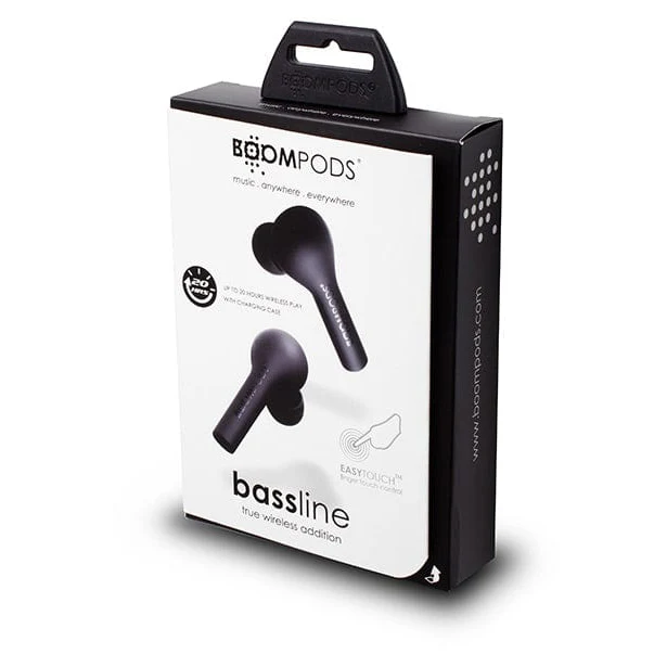 Boompods Bassline TWS Earbuds, Black [Accessories] - Image 3