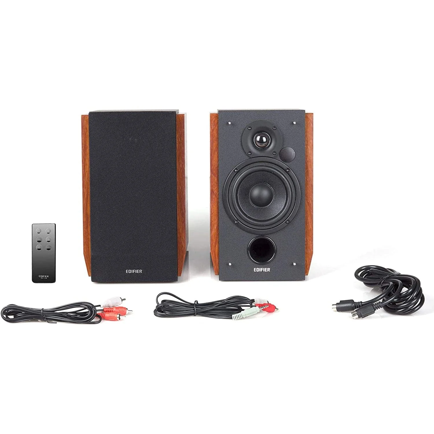 Edifier R1700BT Bluetooth Bookshelf Speakers - Active Near-field Studio Monitors - Powered Speakers 2.0 Setup Wooden Enclosure - 66w RMS [Tech & Turntables] - Image 5