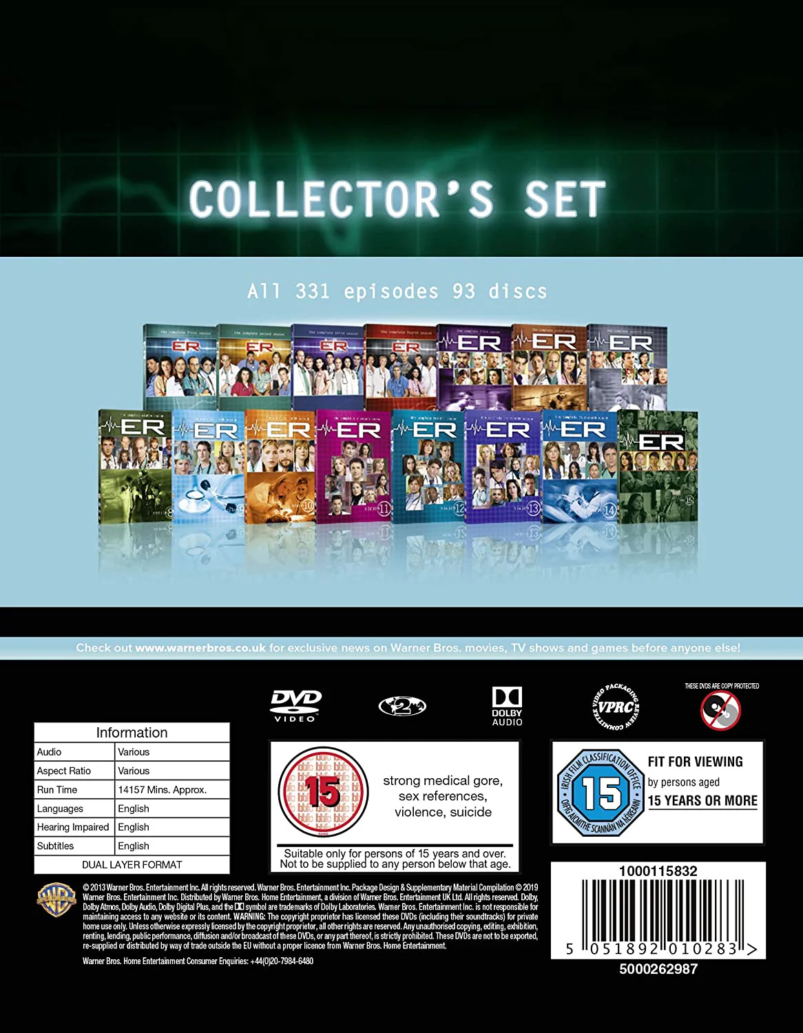 ER: The Complete Series [DVD Boxsets] - Image 3