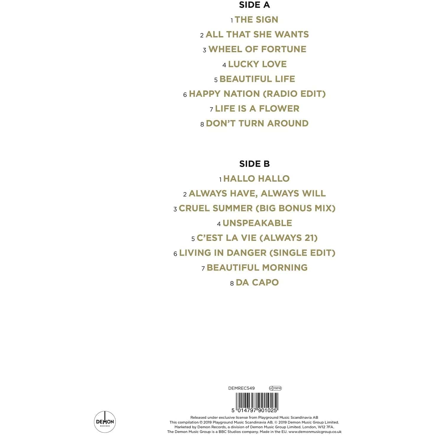 Gold - Ace Of Base [Colour Vinyl] - Image 3