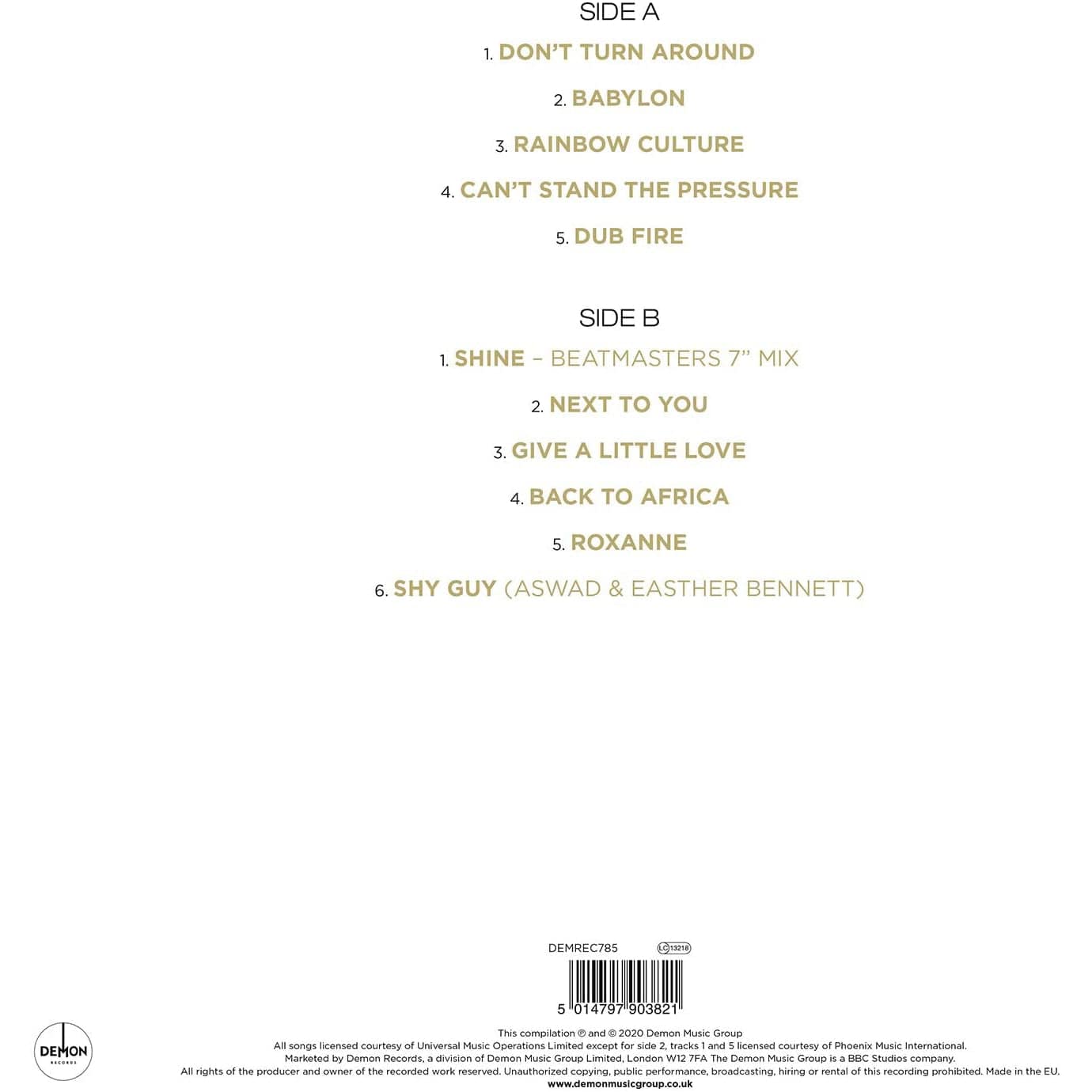 GOLD - ASWAD [VINYL] - Image 2