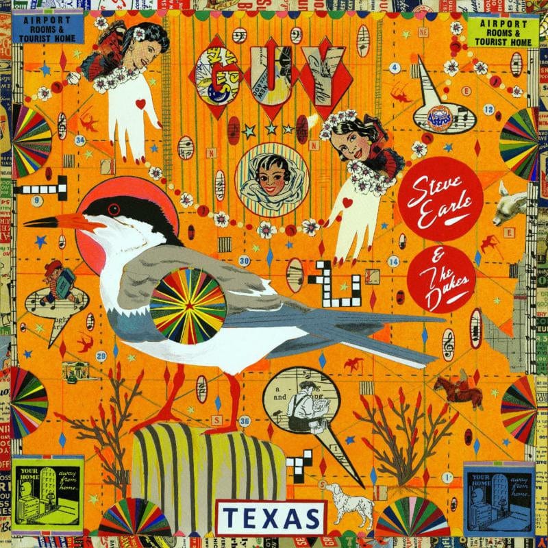 Guy: (Red/Orange Swirl Edition) - Steve Earle & The Dukes [Colour Vinyl] - Image 2
