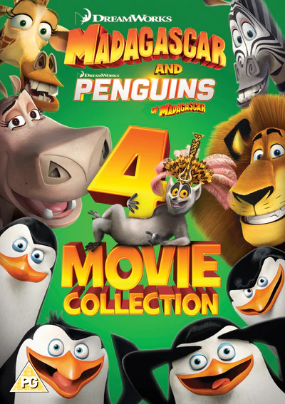 Madagascar and Penguins of Madagascar: 4-movie Collection - Simon J.  Smith [DVD]