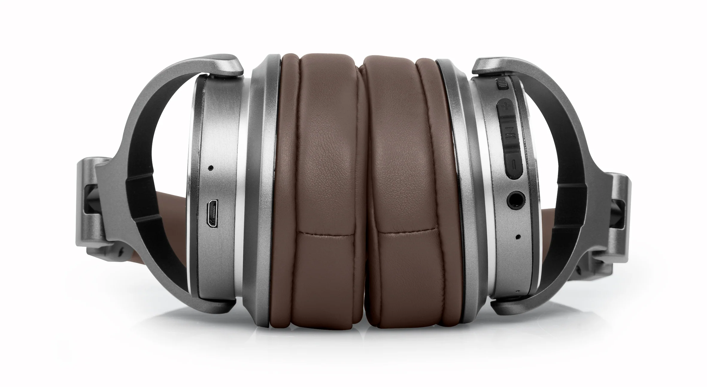 Muse Bluetooth headphone, Hands free, 30h battery, Adjustable and foldable headband - Brown [Accessories] - Image 3
