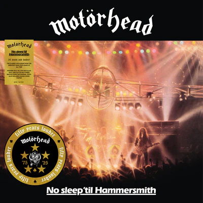 No Sleep 'Til Hammersmith (50th Anniversary Yellow & Black Splatter Edition) - Motörhead [Colour Vinyl] - Image 2
