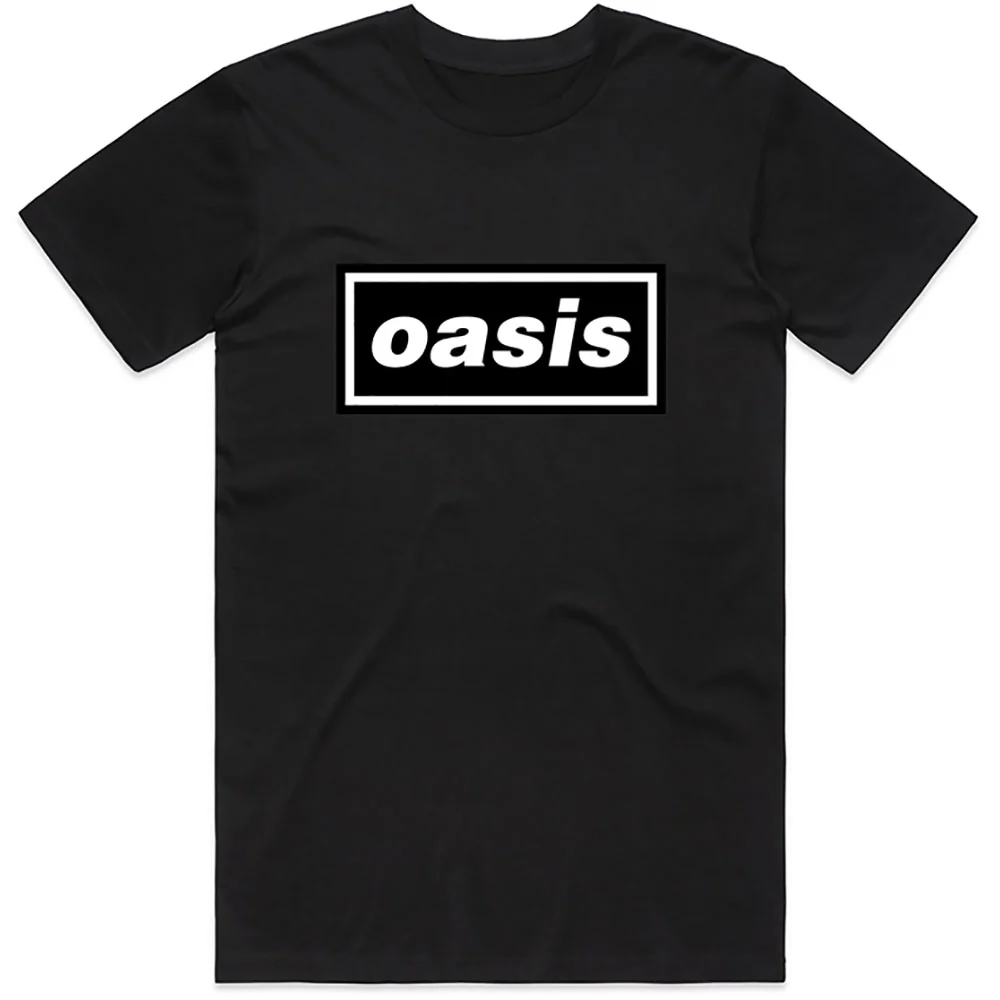 Oasis Decca Logo Unisex Black - Small [T-Shirts]