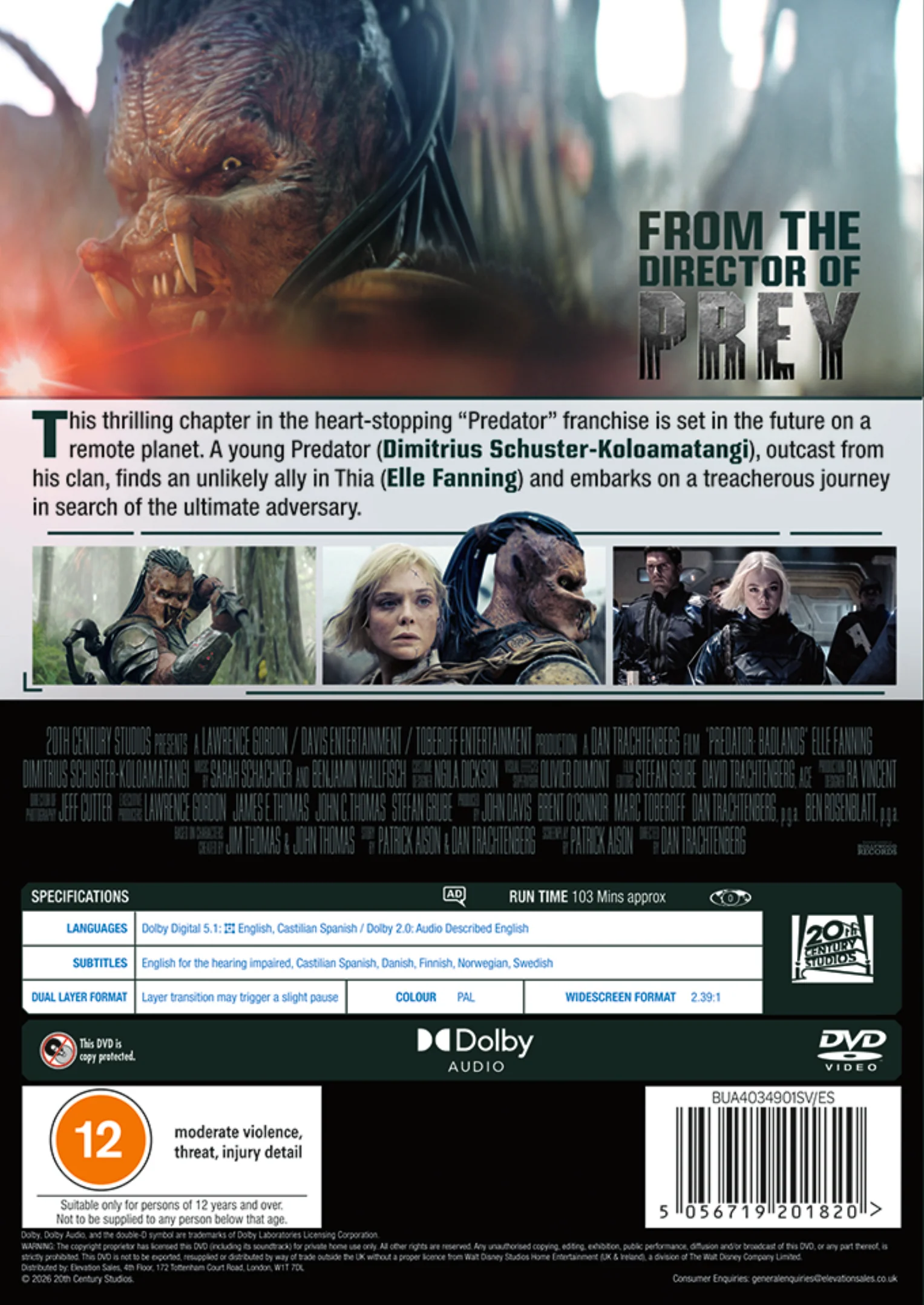 Predator: Badlands - Dan Trachtenberg [DVD] - Image 3
