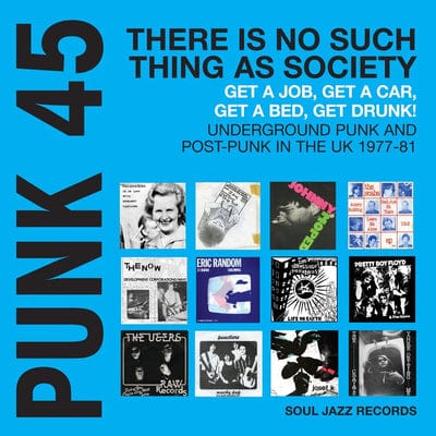 PUNK 45: There's No Such Thing As Society: Undergeround Punk in the UK 1977-81 - Various Artists [VINYL]