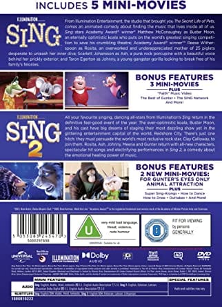 Sing/Sing 2 - Garth Jennings [DVD] - Image 3