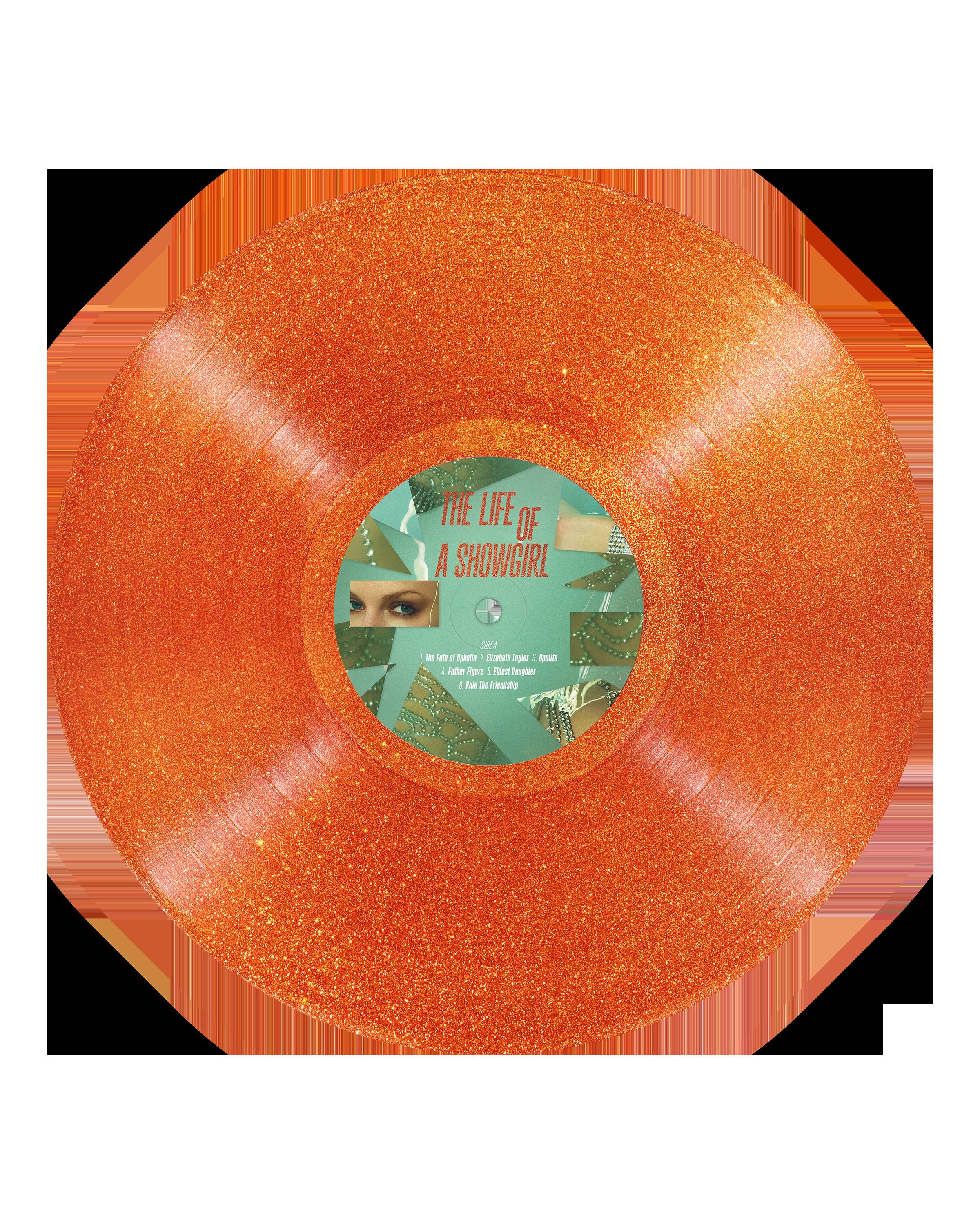 The Life of a Showgirl: Sweat And Vanilla Perfume Portofino Orange Glitter Edition - Taylor Swift [Colour Vinyl] - Image 3