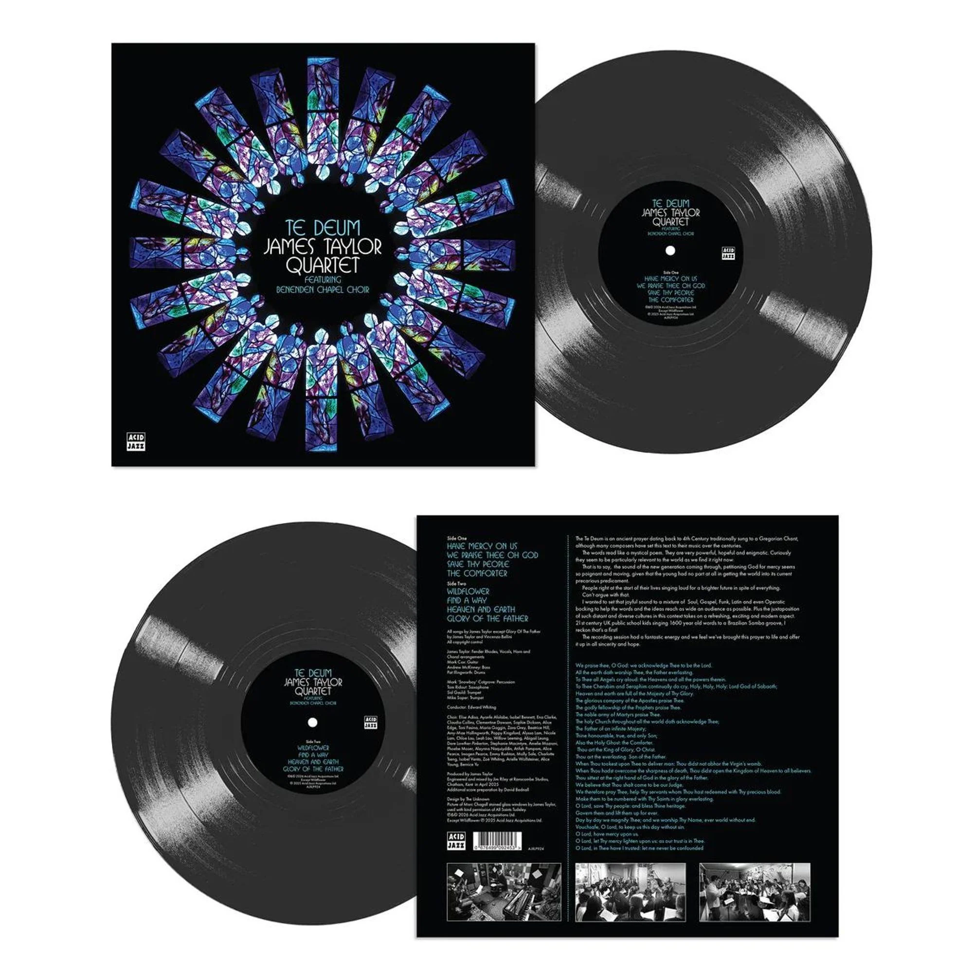 Te Deum - The James Taylor Quartet feat. Benenden Chapel Choir [VINYL] - Image 2