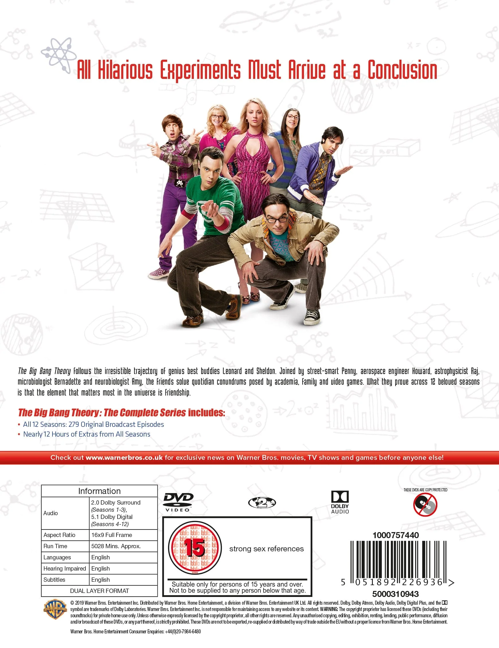 The Big Bang Theory: The Complete Series - Chuck Lorre [DVD] - Image 3