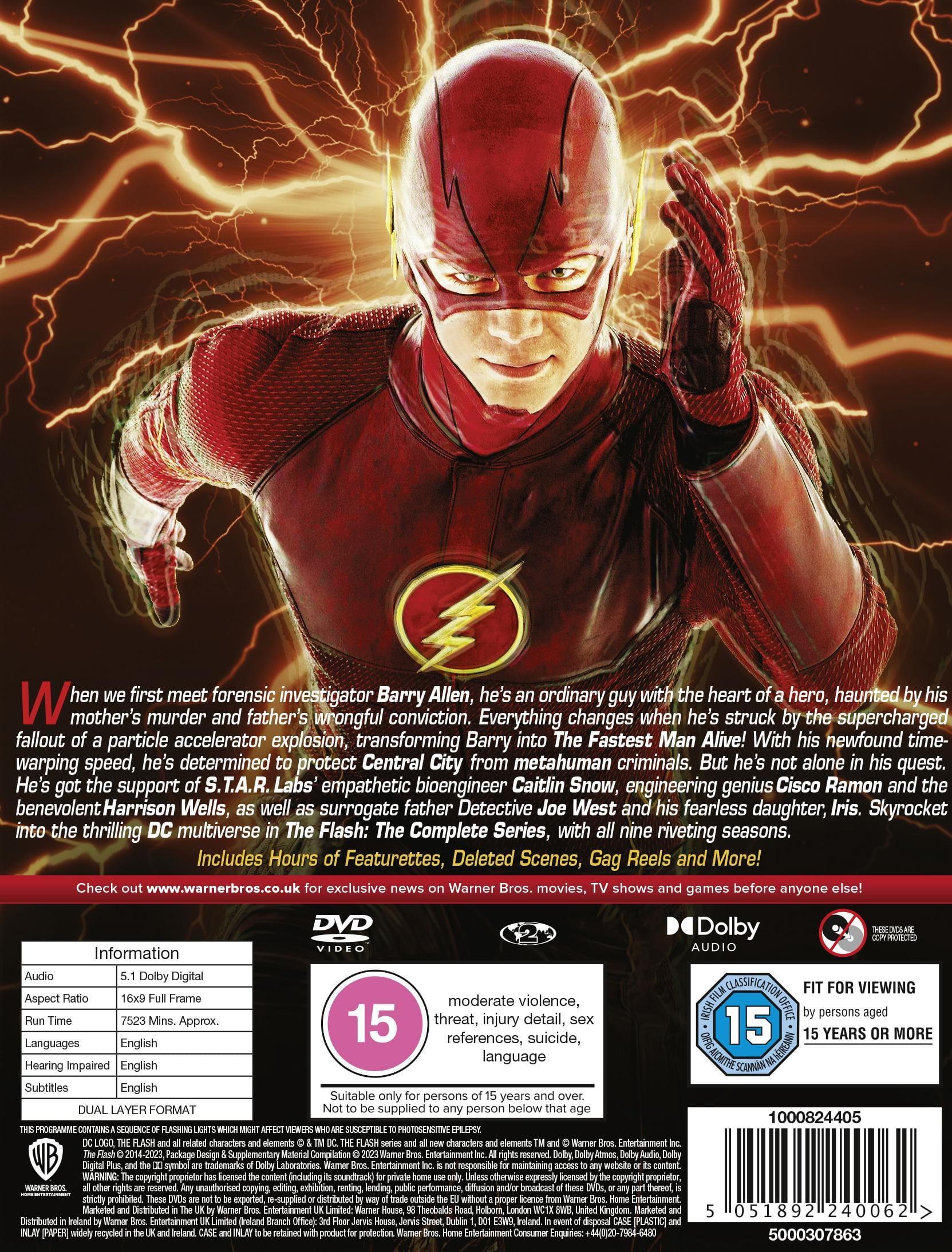 The Flash: The Complete Series [DVD] - Image 3