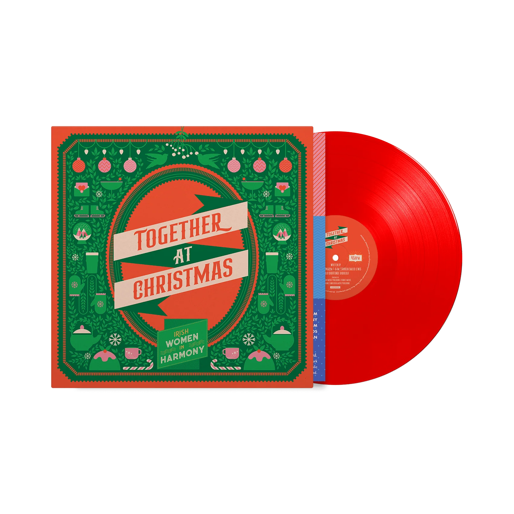 Irish Women In Harmony (Limited Edition Festive Red Vers.) - Together At Christmas [Colour Vinyl]