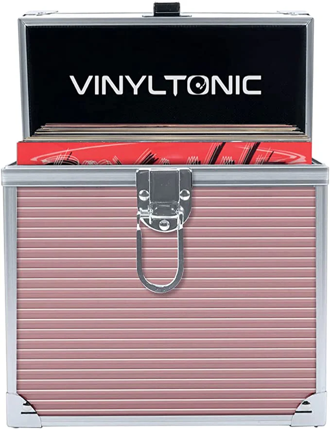 Vinyl Tonic 7" Or 12" Vinyl LP Storage Case, Rose Gold [Accessories] - Image 3