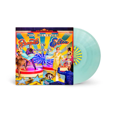 Who Believes In Angels? (Golden Discs Exclusive Aqua Edition) - Elton John & Brandi Carlile [Colour Vinyl]