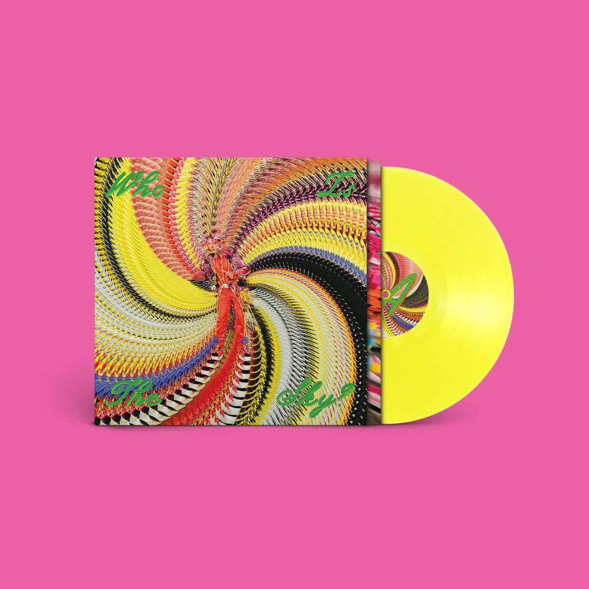 Who Is the Sky? (Lemon Yellow Edition + folded poster) - David Byrne [Colour Vinyl] - Image 2