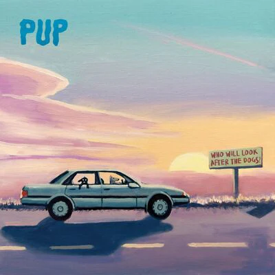 Who Will Look After the Dogs? (Purple Smoke with Black, Orange & Pink Splatter)- PUP [Colour Vinyl] - Image 2